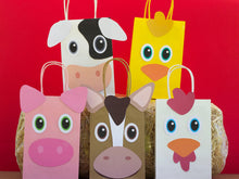 Load image into Gallery viewer, Farm Animals Favor Bag Template