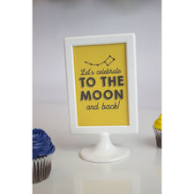 Load image into Gallery viewer, This party package is outta this world !! Use this template to decorate your Space Party. The template can be personalized with your child's name and age.
