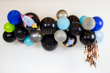 Load image into Gallery viewer, Party guests will love these fun Space Props, this will encourage your guests to post fun selfies. This also includes a bonus photo prop sign.