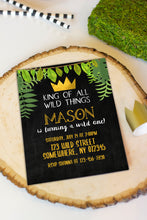 Load image into Gallery viewer, Let the wild rumpus begin!! Decorate your King of the Wild Things party with these templates. Some of the the designs in this package can be personalized with your child's name and/or age.