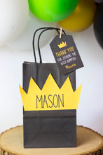 Load image into Gallery viewer, Let the wild rumpus begin!! Decorate your King of the Wild Things party with these templates. Some of the the designs in this package can be personalized with your child's name and/or age.
