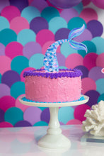 Load image into Gallery viewer,  Splish, splash it's a mermaid and shark bash!! Use this template to decorate your kids under the sea birthday party. Some of the the designs in this package can be personalized with name and/or age.