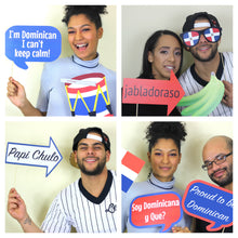 Load image into Gallery viewer, Dominican Republic Party Photo Booth Props - Simply Made with Sam