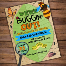Load image into Gallery viewer, Creepy, Crawly Critter Invitation