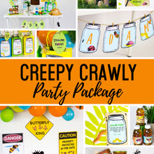 Load image into Gallery viewer, Creepy, Crawly Critter Party Package