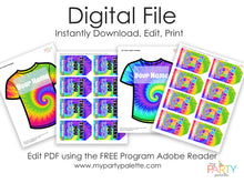 Load image into Gallery viewer, Tie Dye Favor Bag