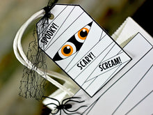 Load image into Gallery viewer, Halloween Favor Bag Template
