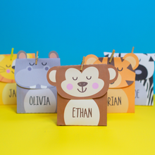 Load image into Gallery viewer, Safari Animals Mini Favor Box